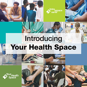 Box saying Introducing Your Health Space
